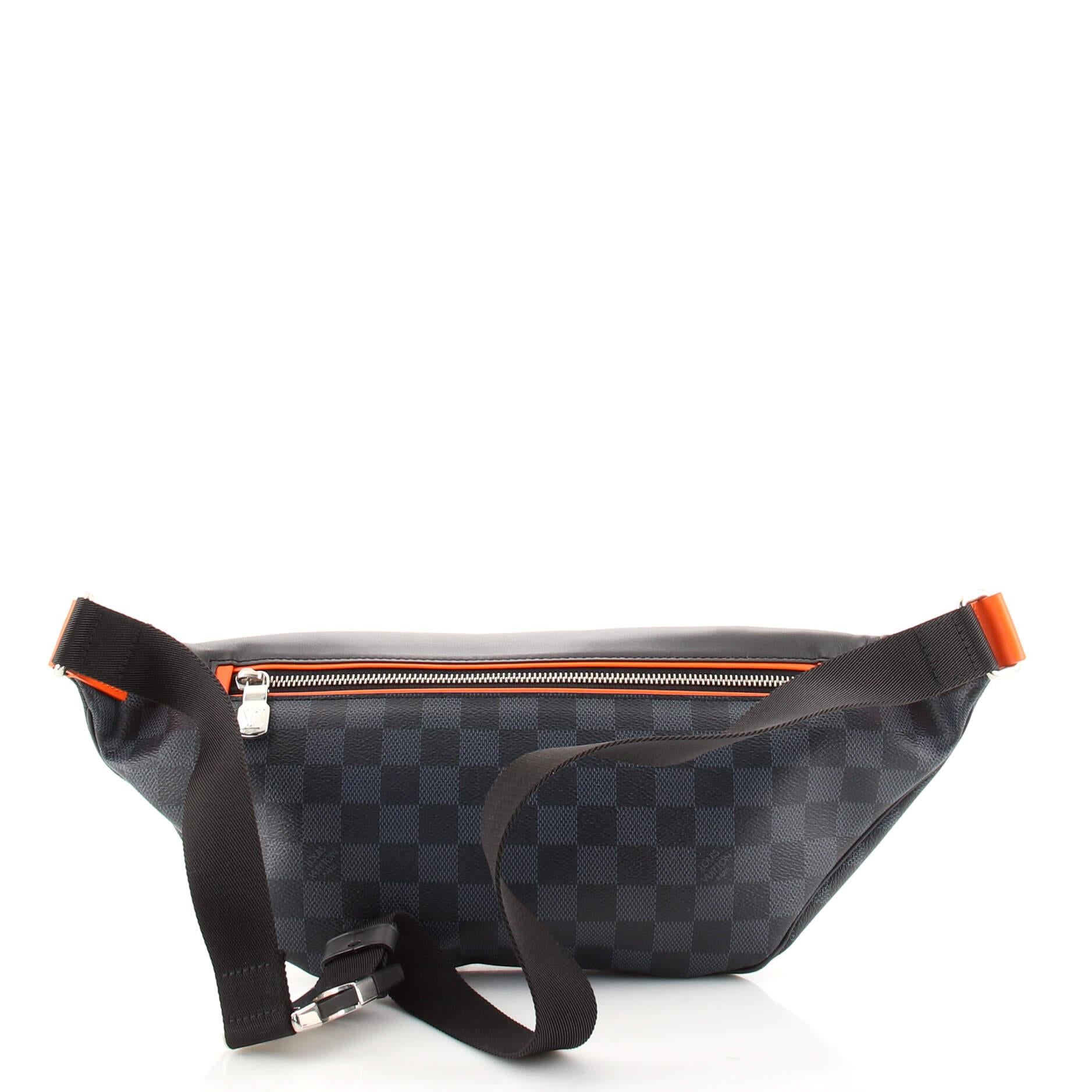 Louis Vuitton Discovery Bumbag Limited Edition Damier Cobalt Race In Good Condition In NY, NY