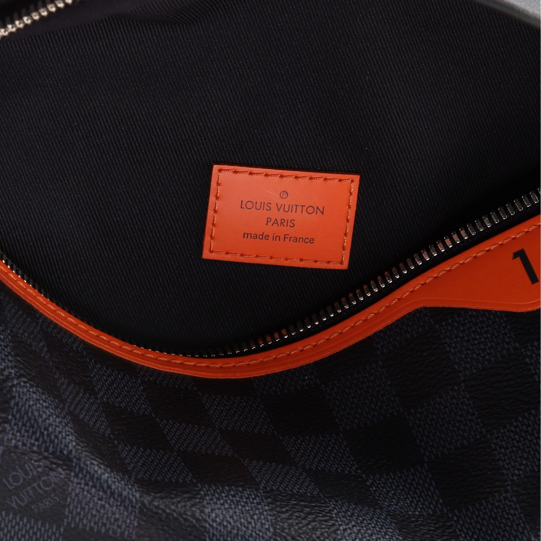 Black Louis Vuitton Discovery Bumbag Limited Edition Damier Cobalt Race