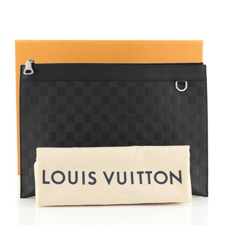 Louis Vuitton Damier Infini Discovery Pochette GM - Blue Portfolios
