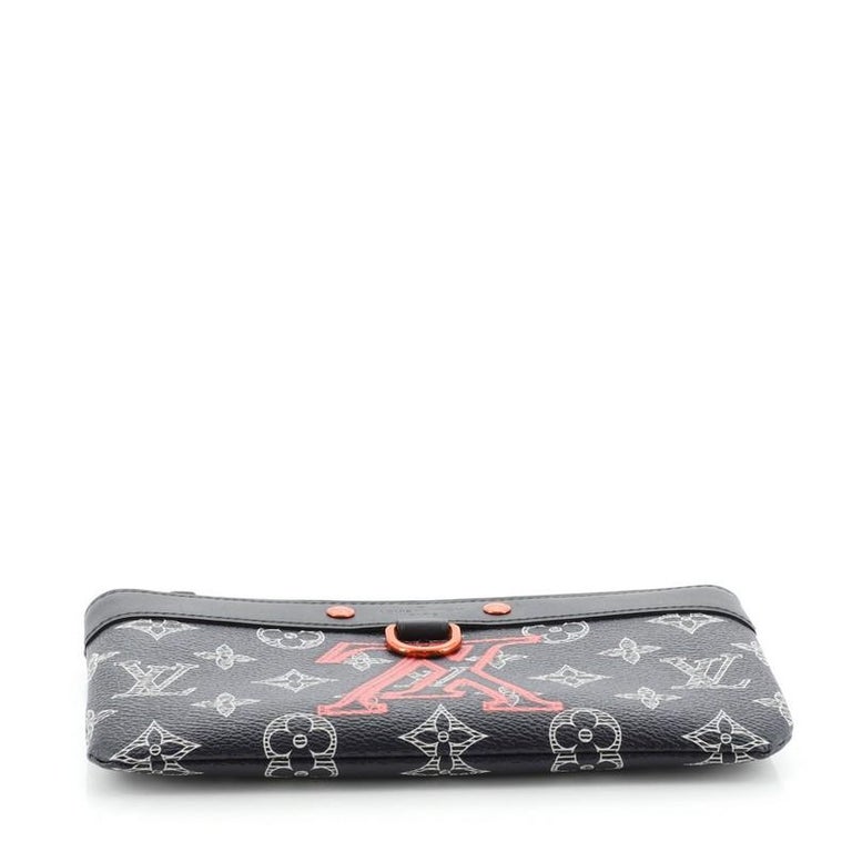 Louis Vuitton Pochette Apollo Limited Edition Clutch Bag Upside Down LV  Logo