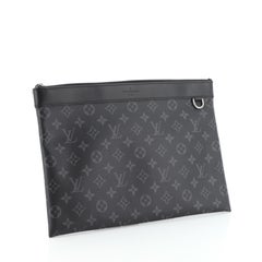 Louis Vuitton Discovery Pochette Monogram Eclipse Canvas GM