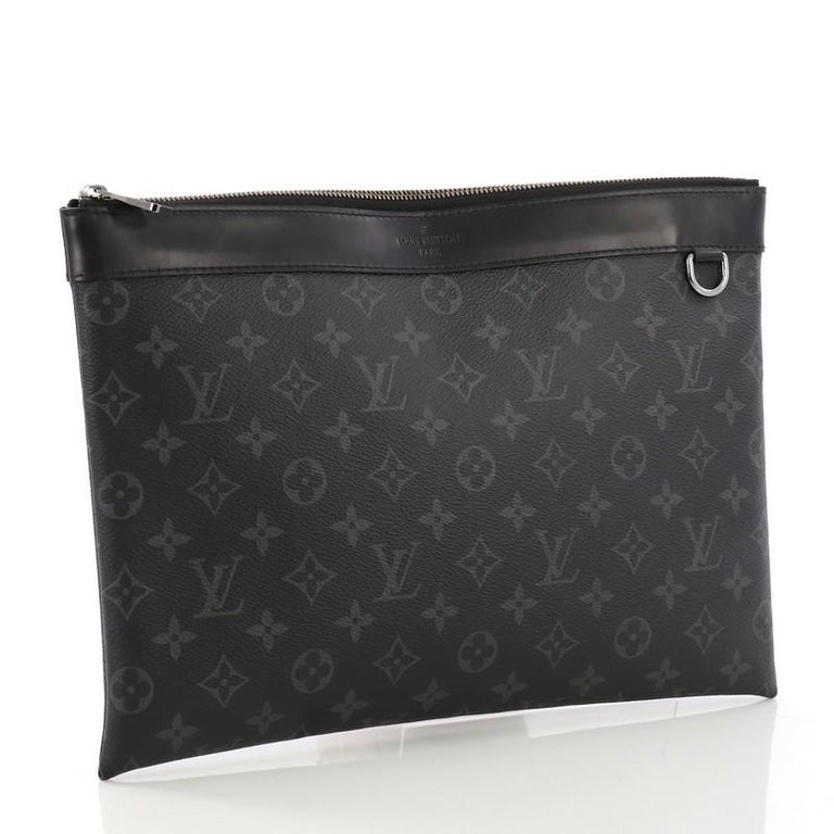 Louis Vuitton Discovery Pochette Monogram Eclipse Canvas GM at 1stdibs