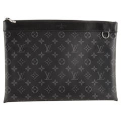 Louis Vuitton Discovery Pochette Monogram Eclipse Canvas GM