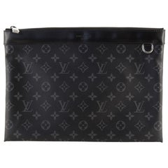 Louis Vuitton Discovery Pochette Monogram Eclipse Canvas GM