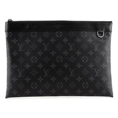 Louis Vuitton Discovery Pochette Monogram Eclipse Canvas GM