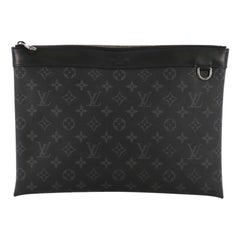 Louis Vuitton Discovery Pochette Monogram Eclipse Canvas GM