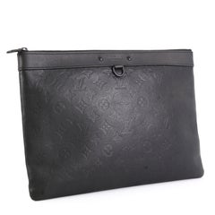 Louis Vuitton Discovery Pochette Monogram Shadow Leather GM