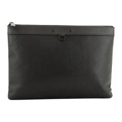Louis Vuitton Discovery Pochette Monogram Shadow Leather GM