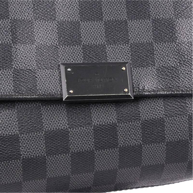 Louis Vuitton District Messenger Bag Damier Graphite PM In Good Condition In NY, NY