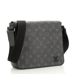 Louis Vuitton District Messenger Bag Monogram Eclipse Canvas PM