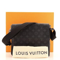 Louis Vuitton District Messenger Bag Monogram Eclipse Canvas PM