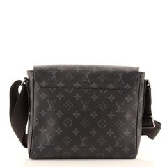 Louis Vuitton District Messenger Bag Monogram Eclipse Canvas PM