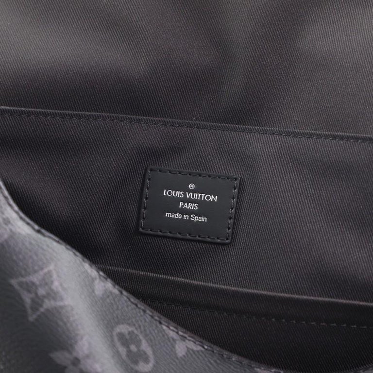 Louis Vuitton Monogram Eclipse Canvas District PM Messenger Bag