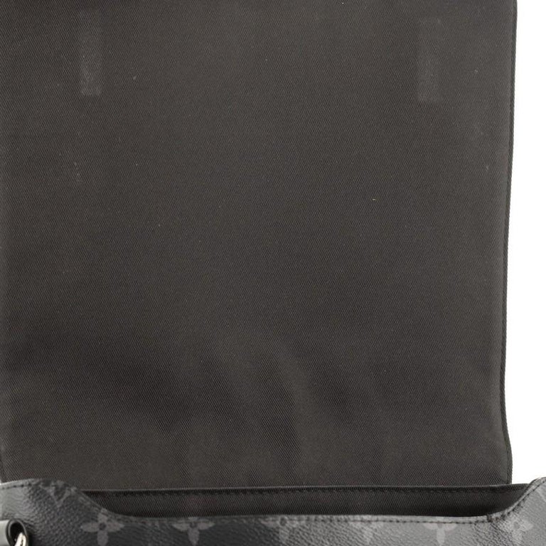 Louis Vuitton District Messenger Bag Monogram Eclipse Canvas MM Black  1183491