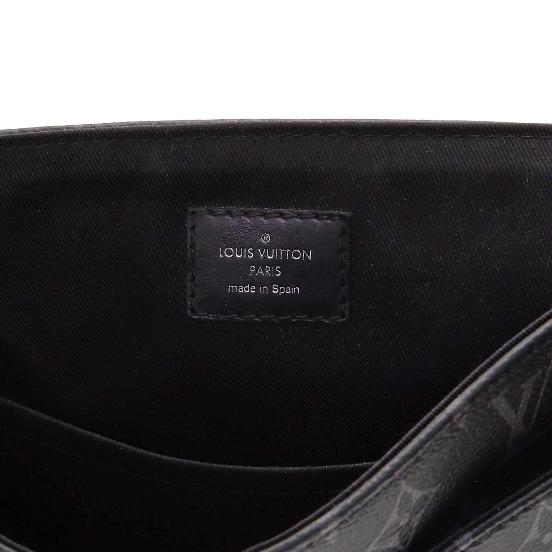 Louis Vuitton District Messenger Bag Monogram Eclipse Canvas PM 3