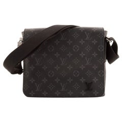 Louis Vuitton District Messenger Bag Monogram Eclipse Canvas PM