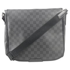 Louis Vuitton District Messenger Damier Graphite Daniel Mm 4lk1205 Black Coated