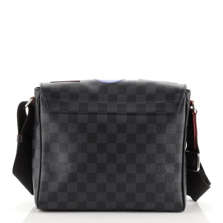 Louis Vuitton District NM Messenger Bag Alps Patches Damier Graphite PM