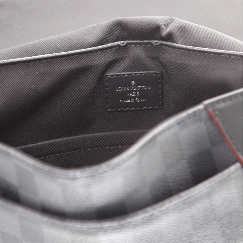 Black Louis Vuitton District NM Messenger Bag Alps Patches Damier Graphite PM