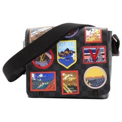 Louis Vuitton District NM Borsa messenger Alpi Patches Damier Graphite PM