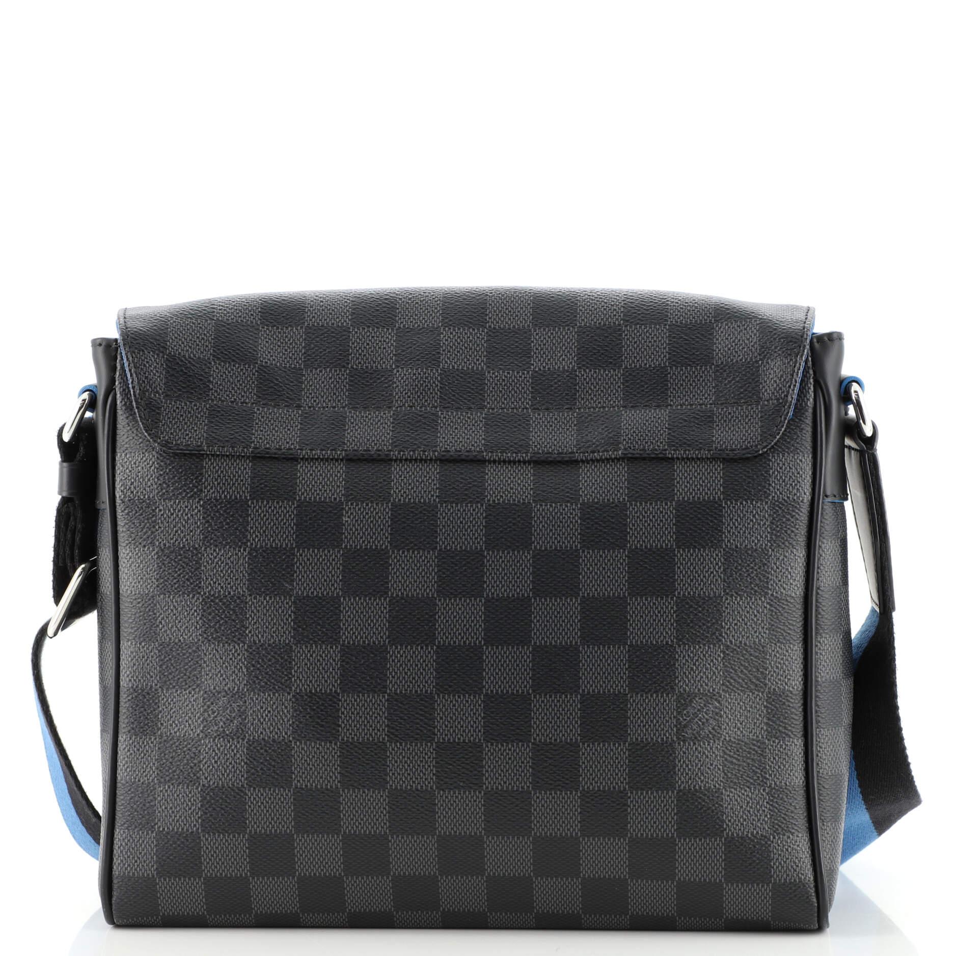 louis vuitton tasche blau schwarz