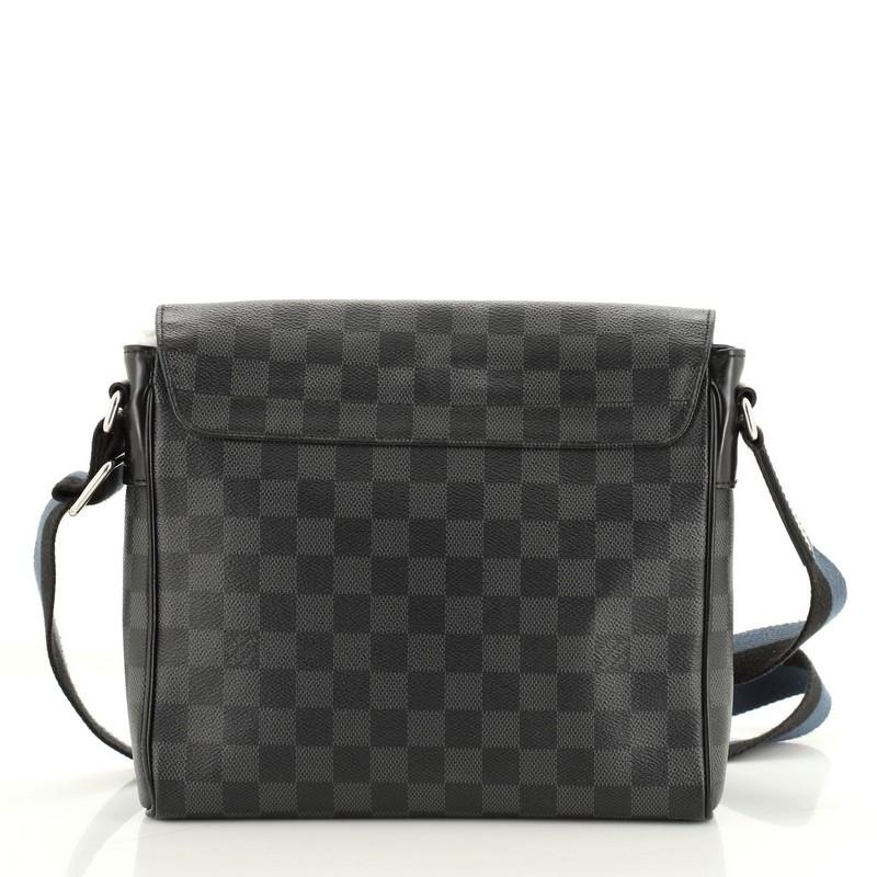 Louis Vuitton District NM Messenger Bag Damier Graphite PM In Good Condition In NY, NY