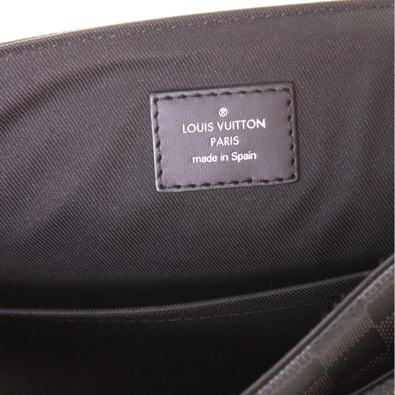 Louis Vuitton District NM Messenger Bag Damier Graphite PM at 1stDibs