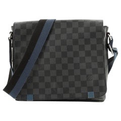 Louis Vuitton Monogram Black Eclipse District PM Messenger Bag (2017) For  Sale at 1stDibs