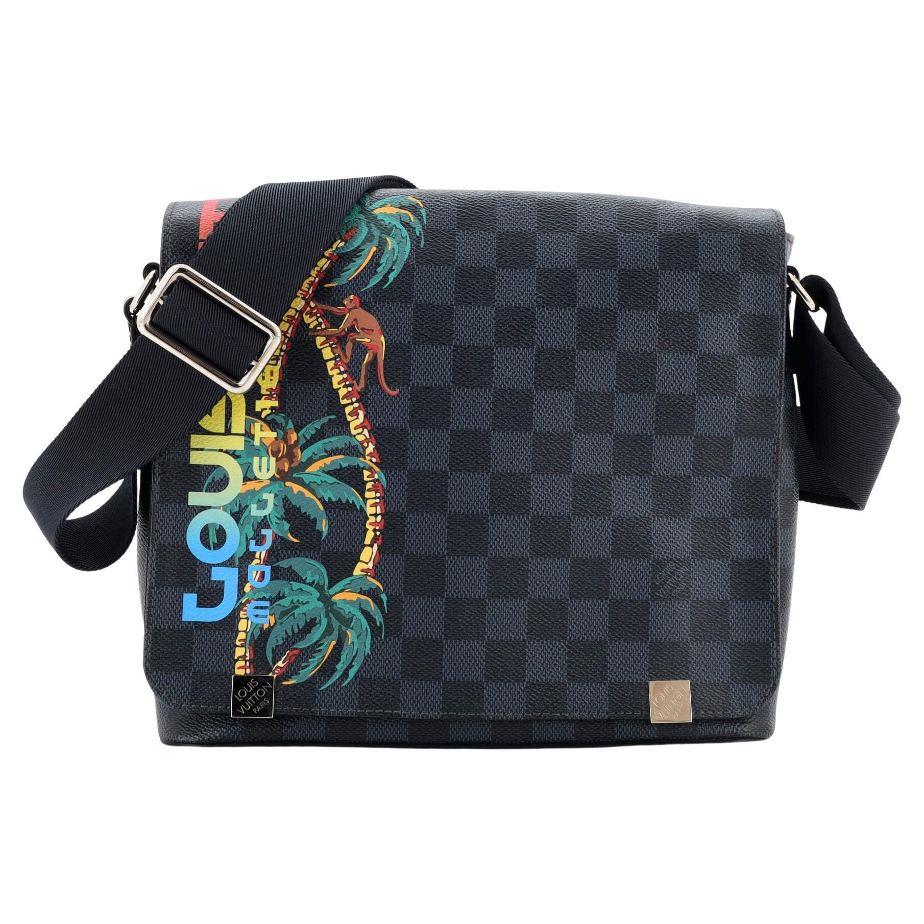 Louis Vuitton District NM Messenger Bag Limited Edition Damier Cobalt Jungle PM