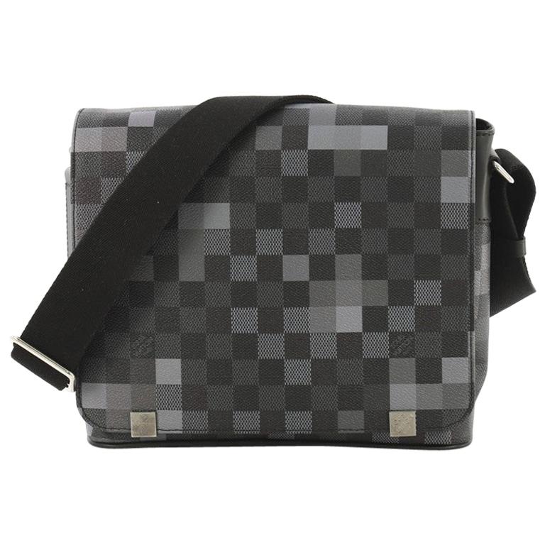 Louis Vuitton District NM Messenger Bag Limited Edition Damier Graphite