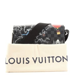 Louis Vuitton District NM Messenger Bag Limited Edition Renaissance Map Damier