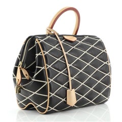 Louis Vuitton Doc Handbag Malletage Leather BB