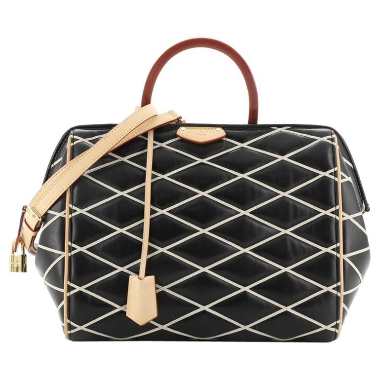 Louis Vuitton Doc Handbag Malletage Leather BB