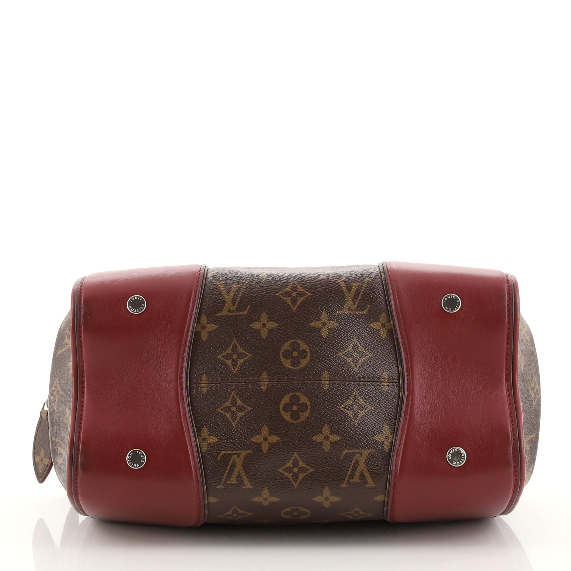 Louis Vuitton Doc Handbag Monogram Shine Canvas PM  In Good Condition In NY, NY