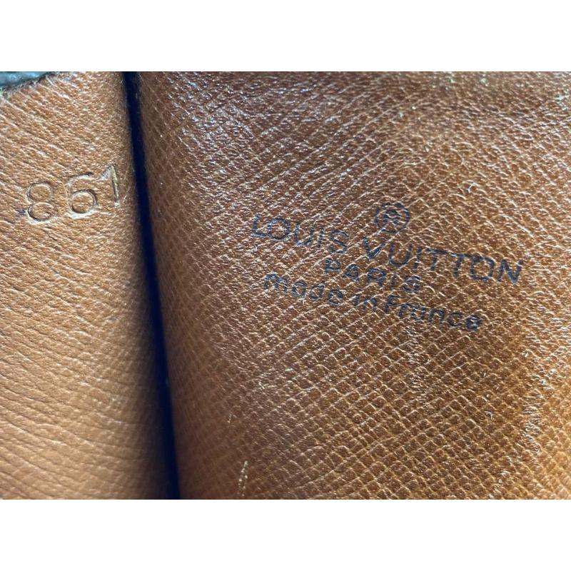 Louis Vuitton Documents Business Document Monogram 8lv617 Brown Coated Canvas  In Good Condition In Dix hills, NY