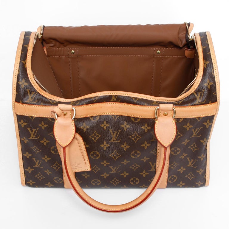 Louis Vuitton Dog Carrier 40 at 1stDibs louis vuitton dog carrier monogram 40 brown, louis