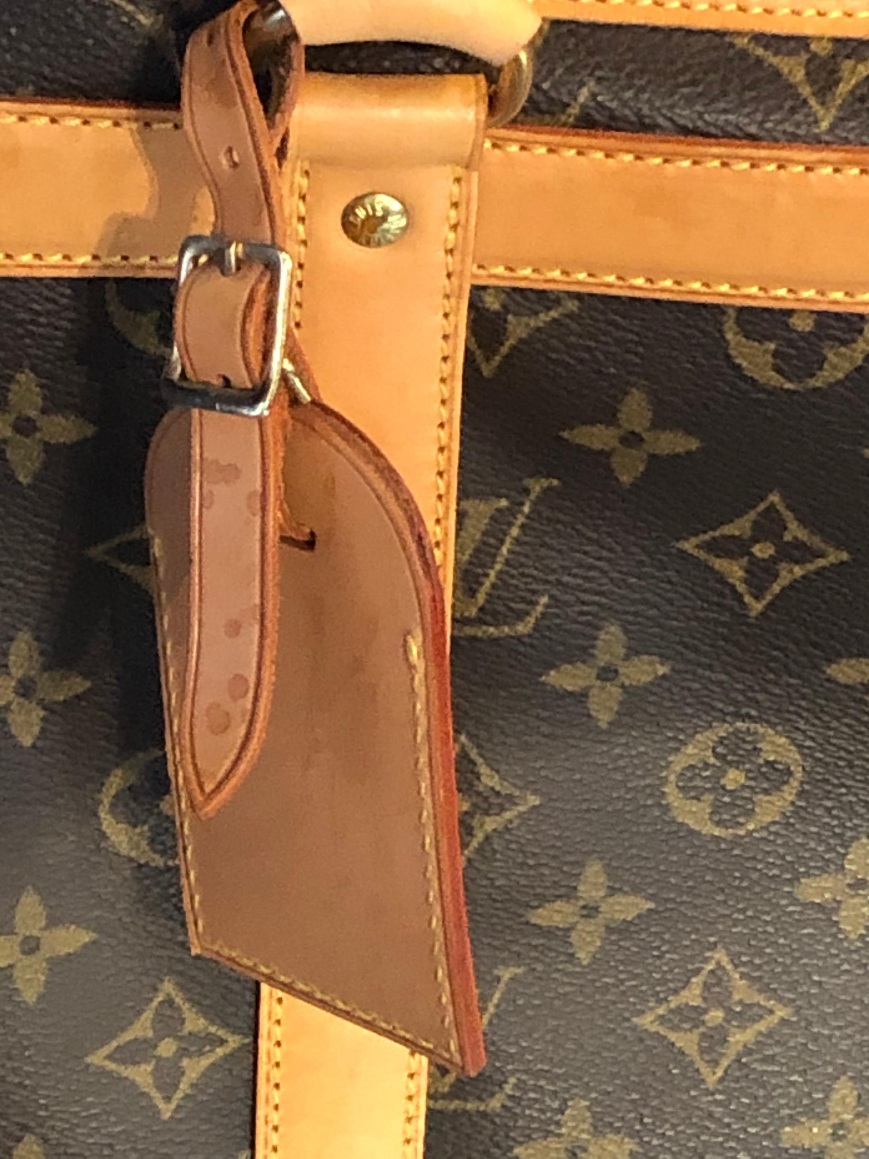 Louis Vuitton Dog Carrier 40 Monogramm Canvas Gepäcktasche im Angebot 2