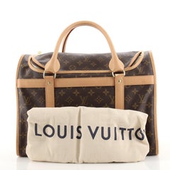 Louis Vuitton Dog Carrier Monogramm Segeltuch 40