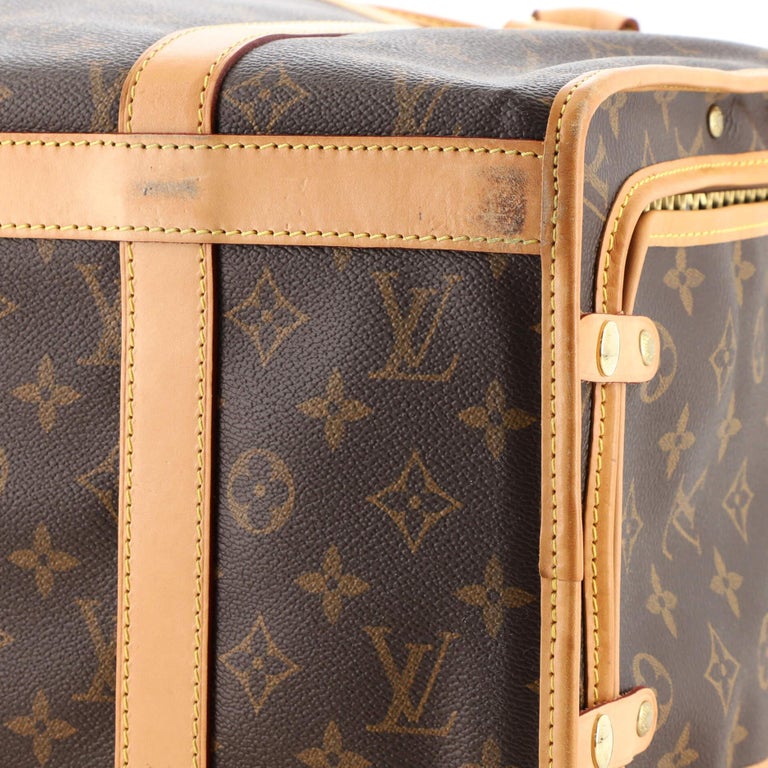 Louis Vuitton Dog Carrier Monogram Canvas 40 For Sale at 1stDibs