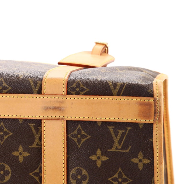 Louis Vuitton Dog Carrier Monogram Canvas 40 For Sale at 1stDibs