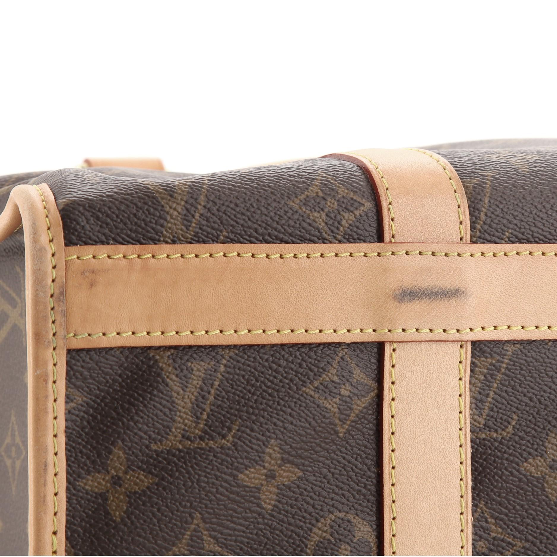 Louis Vuitton Dog Carrier Monogram Canvas 40 In Good Condition In NY, NY