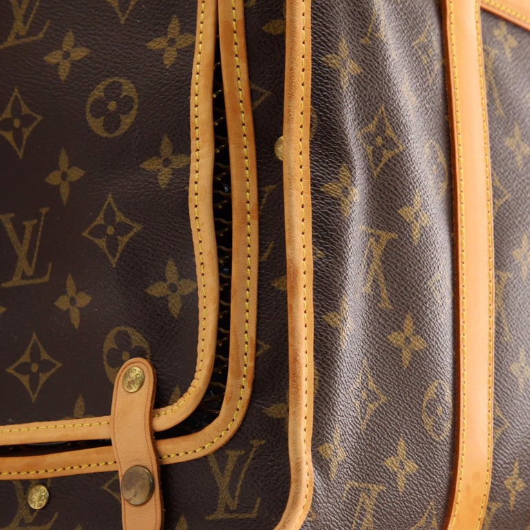 Louis Vuitton Dog Carrier Monogram Canvas 40 For Sale at 1stDibs