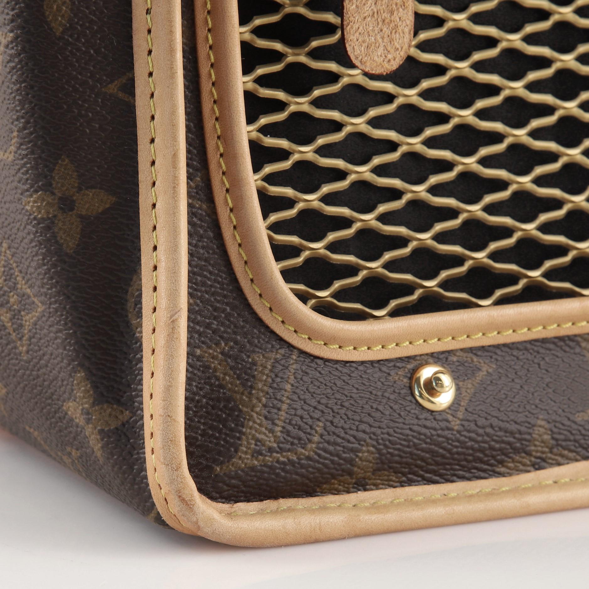 Louis Vuitton Dog Carrier Monogram Canvas 40 1