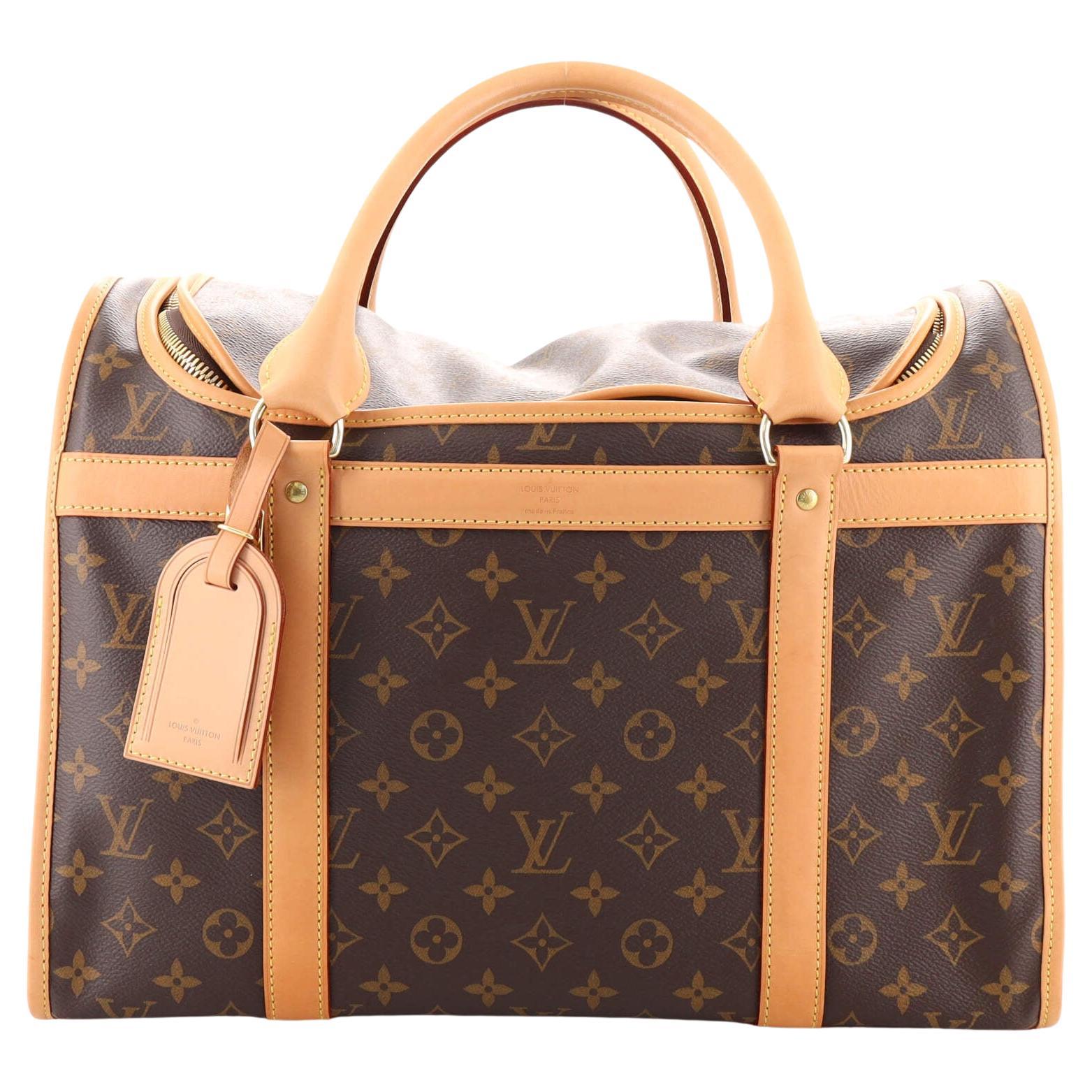 Louis Vuitton Dog Carrier Monogram 40 - 6 For Sale on 1stDibs
