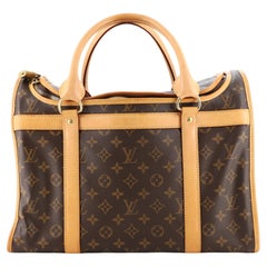 Louis Vuitton Dog Carrier Monogramm Segeltuch 40