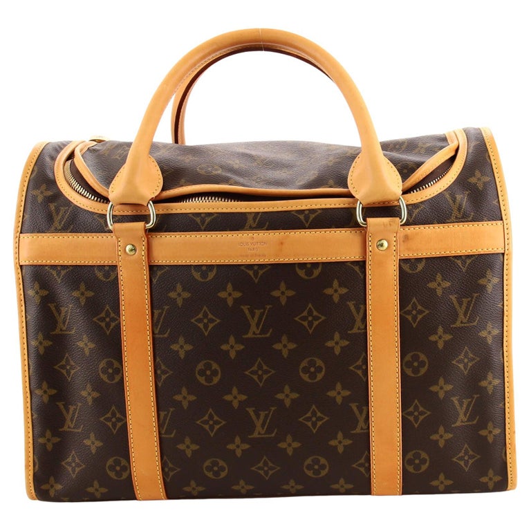 Louis Vuitton Dog Carrier Monogram Canvas 40 For Sale at 1stDibs