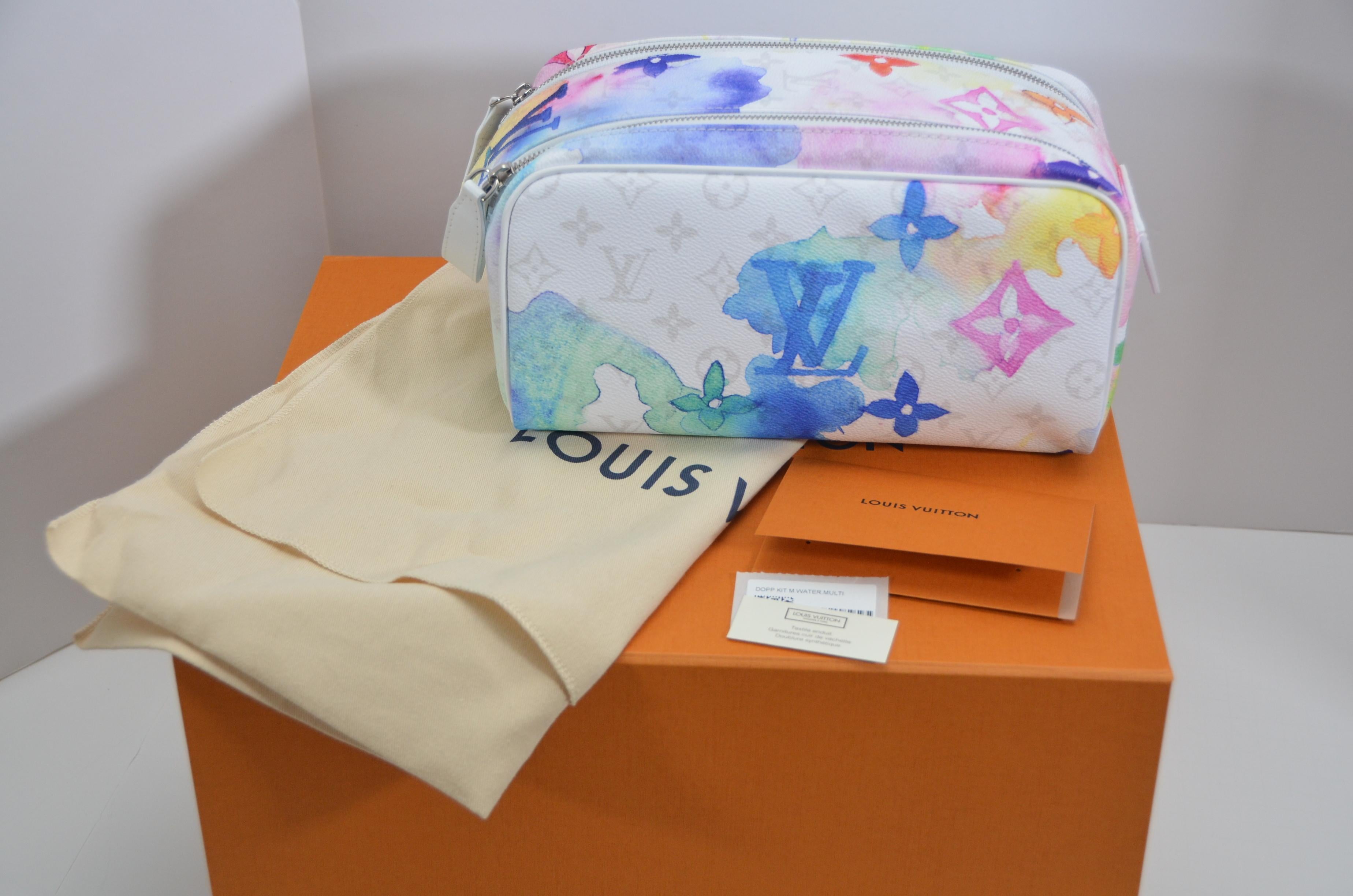 Women's or Men's Louis Vuitton Dopp Kit Bag   Watercolors   New With Tags