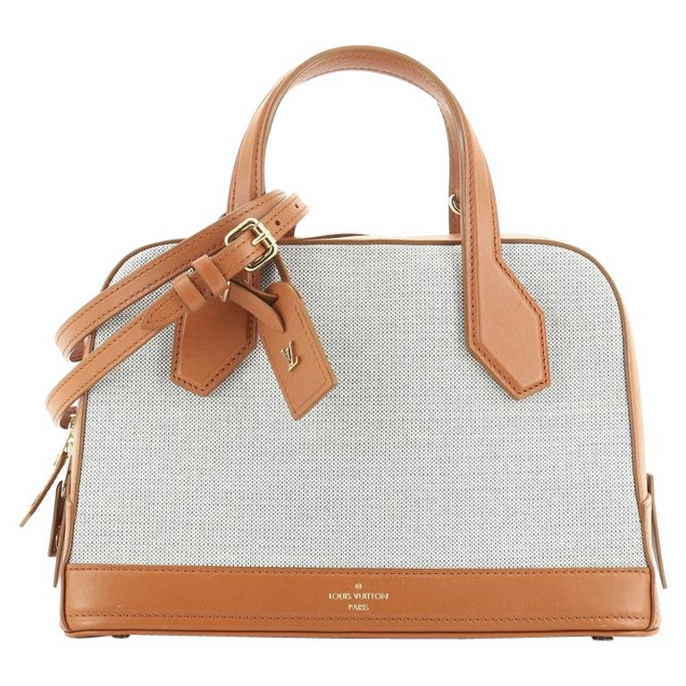 Louis Vuitton Dora Handbag Canvas with Leather PM at 1stDibs