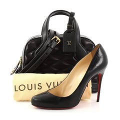 Louis Vuitton Dora Handbag Malletage Leather BB