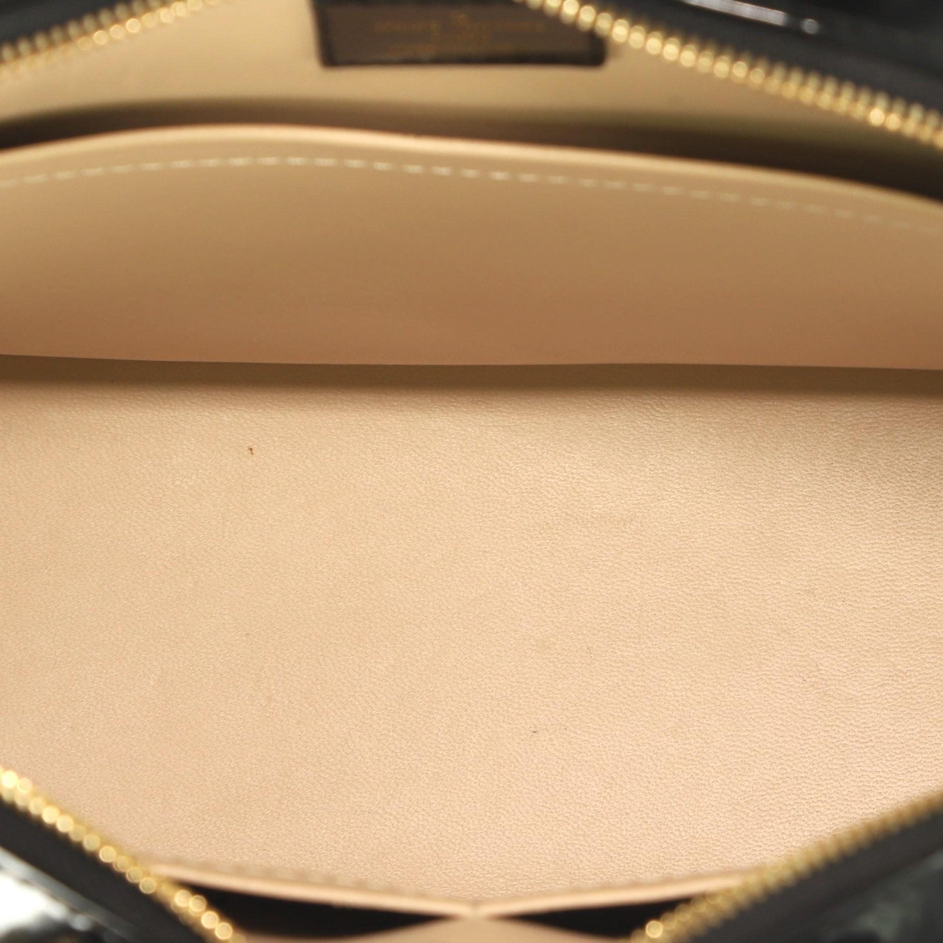 Louis Vuitton Dora Handbag Malletage Leather PM 1